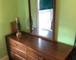 Mid Century Dresser with Mirror 