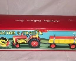 Tin Tractor with Box