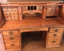 Open View of the Roll Top Desk