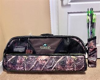 Redhead Camouflage Bow Case , Arrow Holder and Arrows