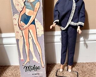 Vintage Barbie Midge with Box