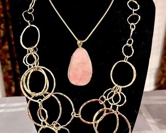 Stone Necklace and Necklace