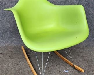 Eames Fibergalss Rocking Arm chair for Vitra MCM Mid Century Modern