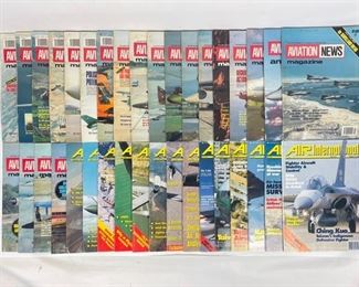 Huge Collection of 32 Aviation News and 14 Air International Magazines - Aviation News Date May 1991