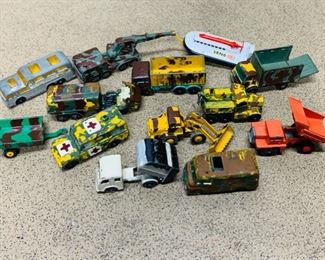 Collection of Matchbox Series Toy Cars(Construction and Farming Equipment) Made In England By Lesney 