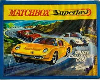 Vintage 1970 Matchbox SuperFast Deluxe Collectors Case