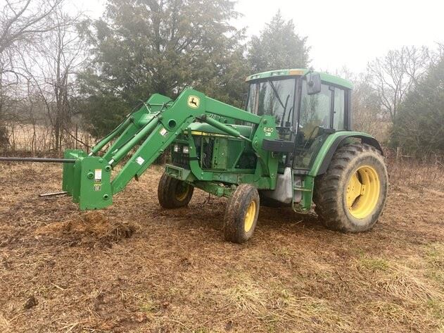 John Deere tractor with loader