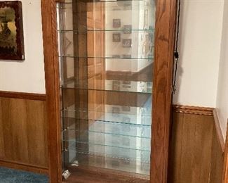 Lighted display case