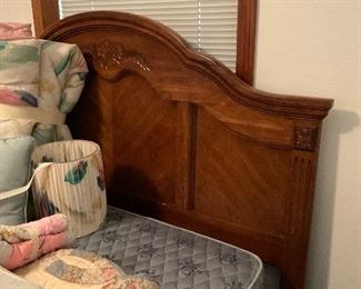 Full size headboard, matching chest of drawers