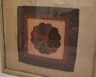 Framed quilt piece 