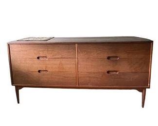 Mid Century Modern Brown Saltman Dresser