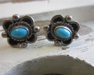 Turquoise & Silver earrings