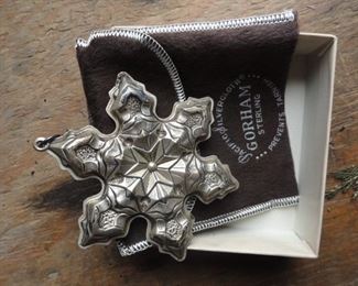 Sterling Snowflake ornament