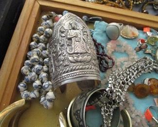 Huge sterling bracelet