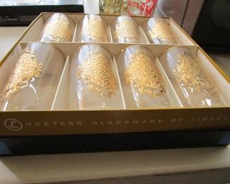 Mid Century "Mad Men" glassware in original box