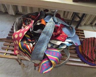 Large array of vintage ties