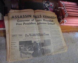 Some old papers and magazines