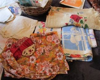 Vintage linens and fabric