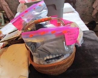 Bagged doll clothes