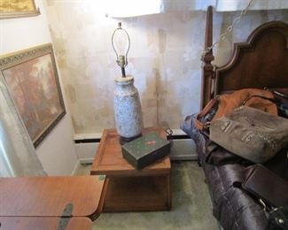 Mid Century Brutalist pottery lamp (2 of them)