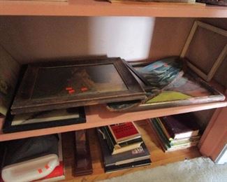 Antique frames & pictures