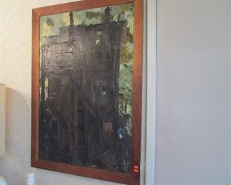 Mid Century oil painting