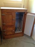 One of 2 antique iceboxes we have for sale...