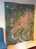 Asian-style "Rainbow Green Coromandel Screen"
64" wide x 84" high
Purchased at Potter Stewart in Bellevue