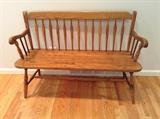 4 ft. long oak bench - from Miller Pollard