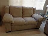 Natuzzi ultrasuede love seat (67" long) - made in Italy