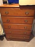 Vintage maple dresser