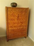 Large cabinet/wardrobe by Century.
Measures 42"wide, 19" deep & 63" high (matches dresser in previous photo)