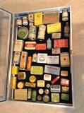 Awesome collection of old medicine tins & bottles -
and there are lots more that wouldn't fit in the case...