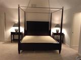 King size 4-poster bed by Bassett - includes box spring (2 piece)