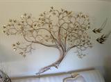 Brass & copper tree by C. Here (70 inches across!)