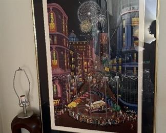 Also by Melanie Taylor Kent, the "Return of the Cable Car" seriograph.