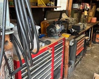 Tool cabinets usually contain tools.  I know, what a silly concept: tools in the tool cabinet.