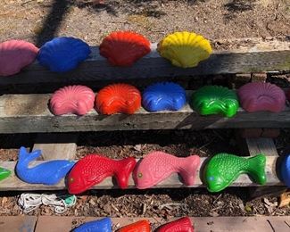 Concrete garden items