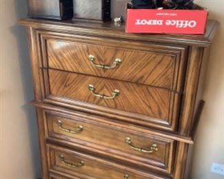 Solid chest of drawers. Presale 75.  Measures 36 wide x 49 high and 18 deep
