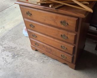 Small chest of drawers….needs lots of TLC or paint project.  Presale $20
