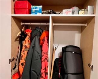 Hunting clothes and miscellaneous. 