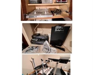 Electronics, exercise equipment 