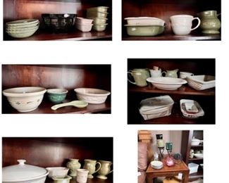 Longaberger dishware/serving pieces
