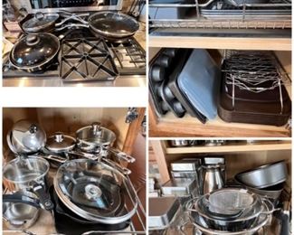Pots and Pans cookware. 