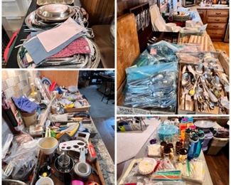 Kitchen utensils, gadgets