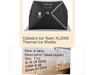 Cabala thermal Ice Shelter