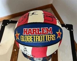 Signed Harlem Globetrotters Basketball