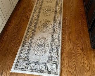 There are many carpets and rugs some are handmade