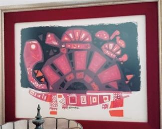 DAVID WEIDMAN SILKSCREEN - TURTLE