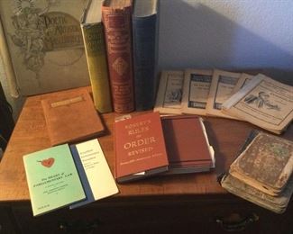 Lot Antique And Vintage Books